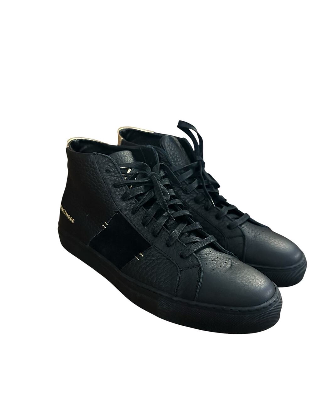 Men 11.5 Greats Beastmode Black Leather Sneaker Shoe Marshawn Lynch Royale High